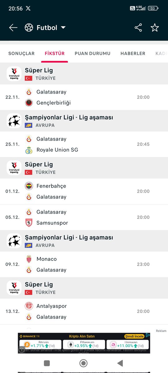 Aha buraya yazıyorum.
Samsunspor ve Fenerbahçe'ye de kaybedecek Galatasaray.

İşler sarpa sarinca ligin rengi de değişecek. KAOS yeni başlıyor Cincon için. 
#KSvGS