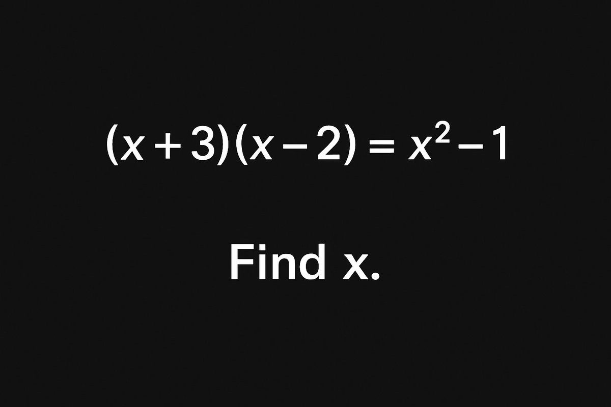 asokore_gyimah's tweet image. 🧠 Think you’ve got sharp math skills?
Let’s see if you can solve this without a calculator 👇
#MathPuzzle #BrainTeaser #RiddleTime #ThinkFast #XChallenge