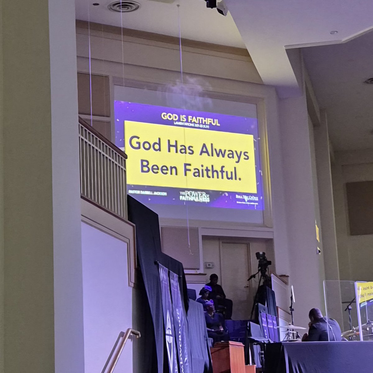 💥 Faithfulness Series Recap 💥
💪🏾 Steadfast &amp; Unmovable ✝️
🌾 Faithful in the Little Things
⛪ Faithful Fellowship
🎶 Faithful Praisers
🌈 Now ➡️ GOD IS FAITHFUL! 🙌🏾✨
“Even when we’re faithless, GOD remains FAITHFUL!”
 – Pastor Darrell Jackson Sr.
<a href="/BWCARoad/">BWCAR</a>  #GodIsFaithful