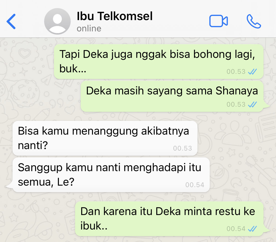 RRubyverse's tweet image. 277. Ibu Telkomsel 😞