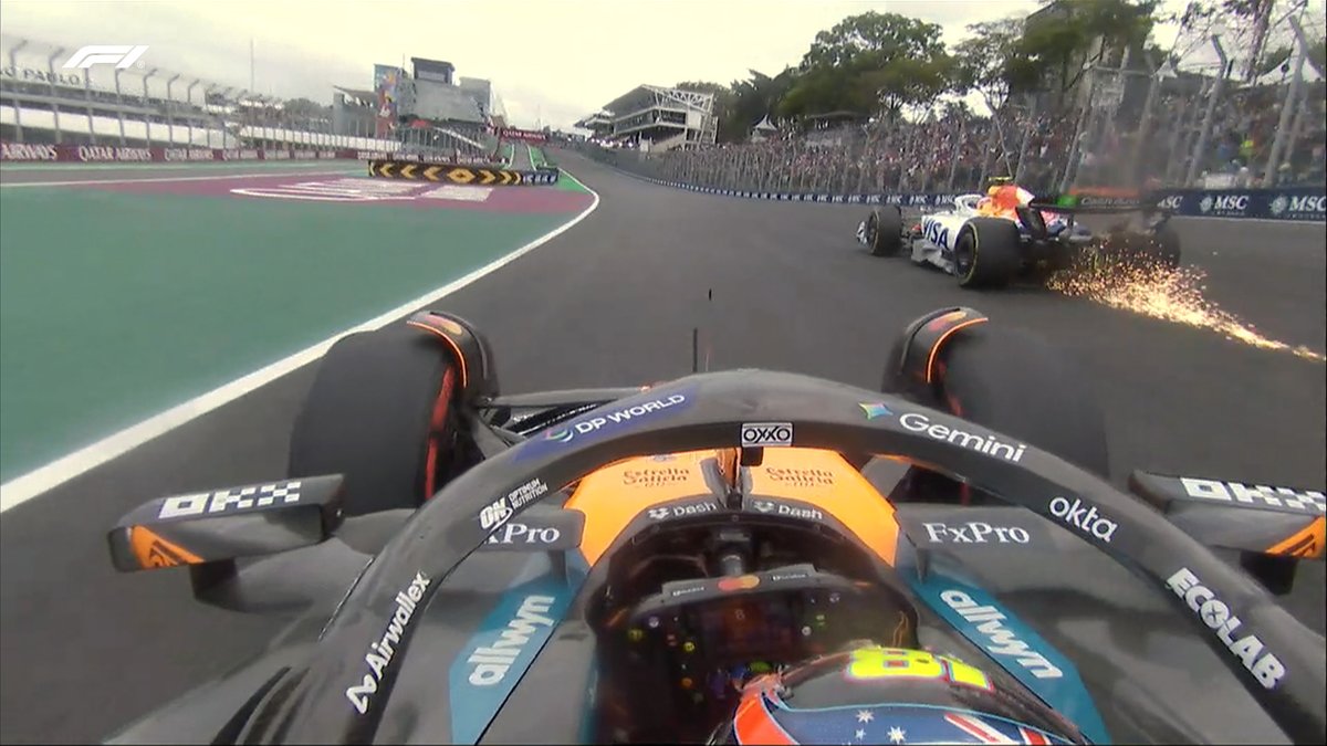 LAP 41/71

Piastri has a mountain to climb but he's on the move ⬆️

He picks off Lawson and now has Verstappen up the road 

#F1 #BrazilGP