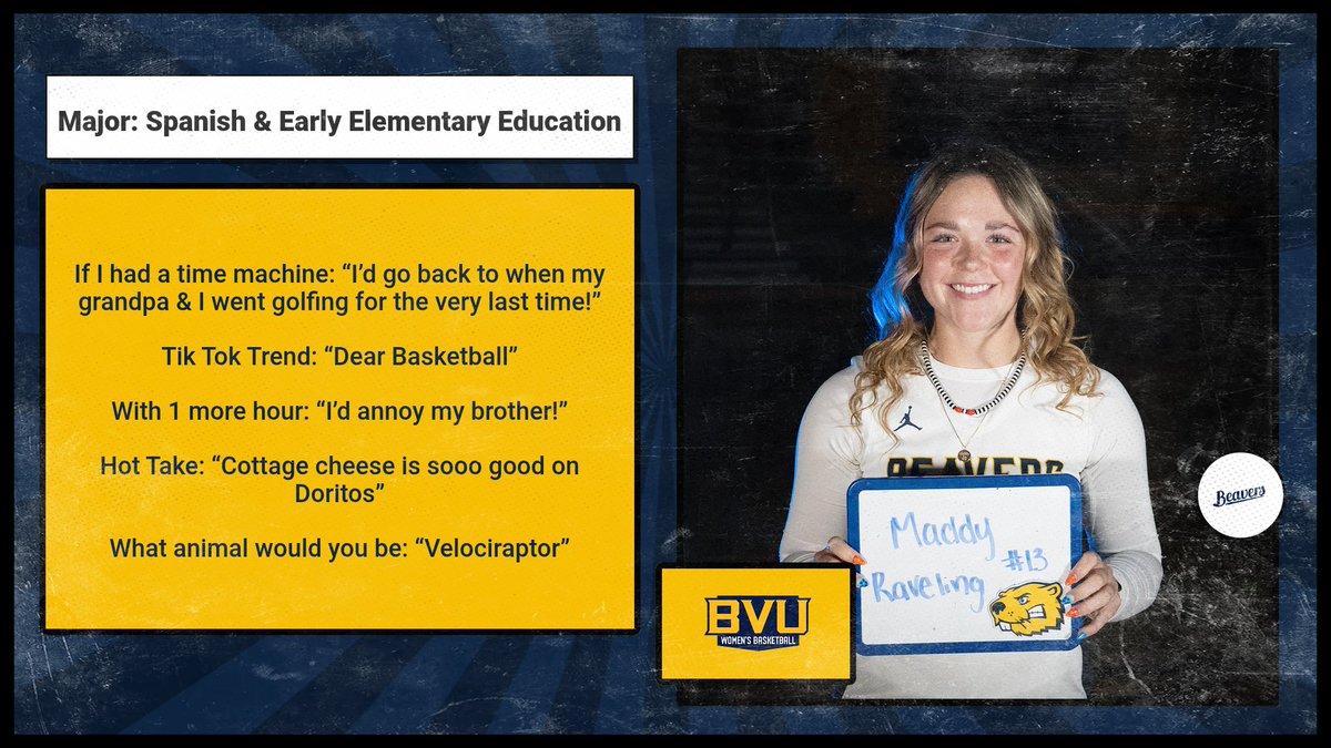 Get to Know your BVU Beaver Ballers - freshman, Maddy Raveling!