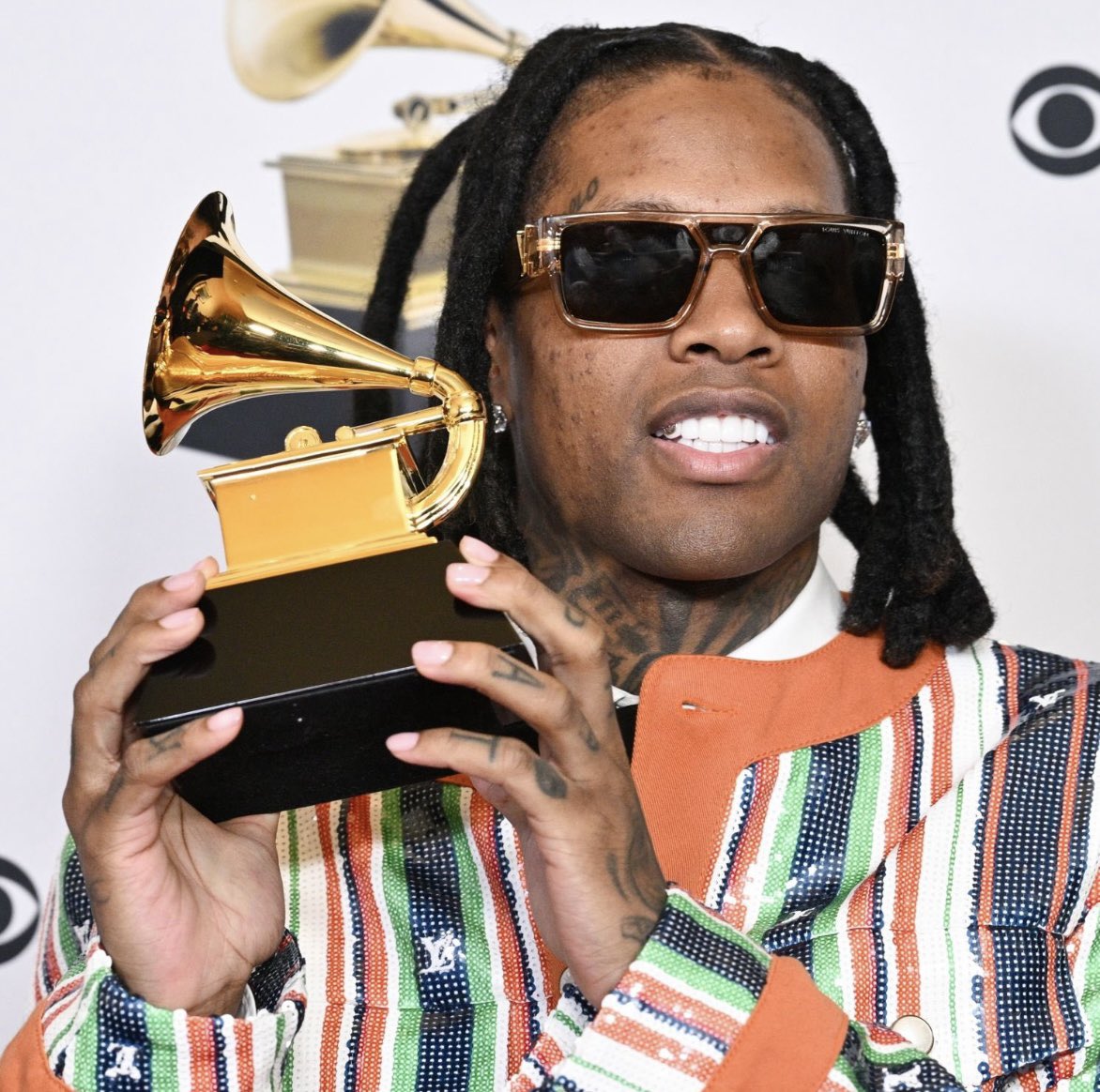justin__1000's tweet photo. This is your reminder that Lil Durk is the first “drill rapper” to win a grammy. https://t.co/e20c4euUIR