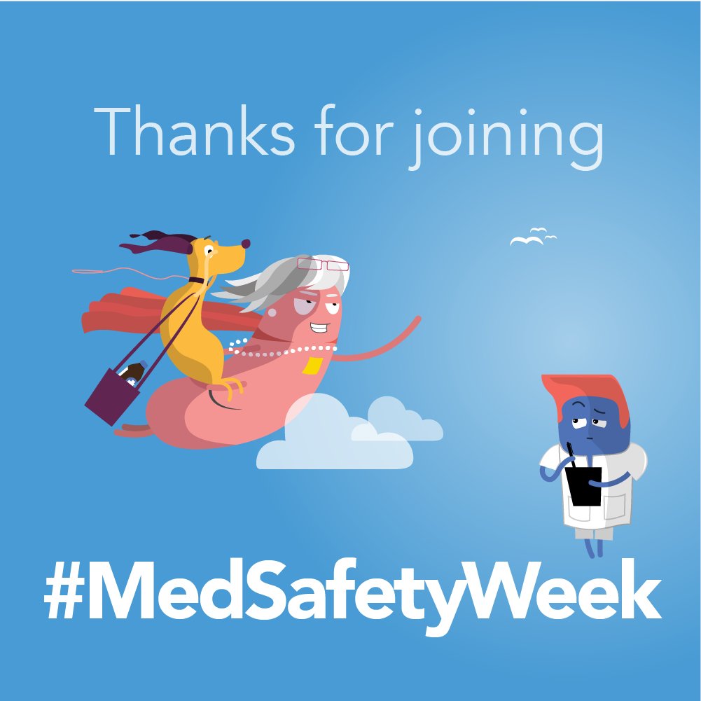 That's a wrap on this year's #MedSafetyWeek campaign! 🎉

Thanks for following our channels this week as we highlighted the importance of reporting side effects and how we all have the power to make medicines safer.

Continue to report side effects and be a #MedSafetyHero💪