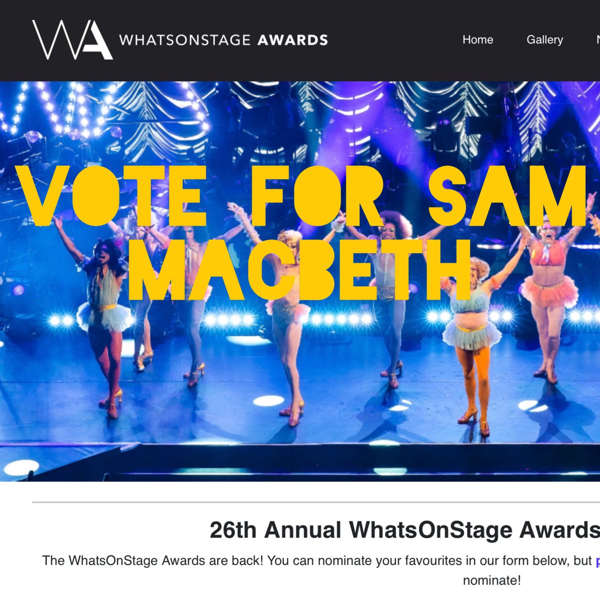JamieIdreamof's tweet image. 🖤 VOTE FOR SAM 🏆🥇👑💪🏼🏴󠁧󠁢󠁳󠁣󠁴󠁿🖤
Follow the instructions shown in the images - and be sure to only VOTE ONCE! Copy below link:

awards.whatsonstage.com/26th-annual-wh…

#SamHeughan 
#SamHeughanBestActor edit
Sharing is caring PLEASE CREDIT if reposting 🫶🏻 @JamieIdreamof Thank-you