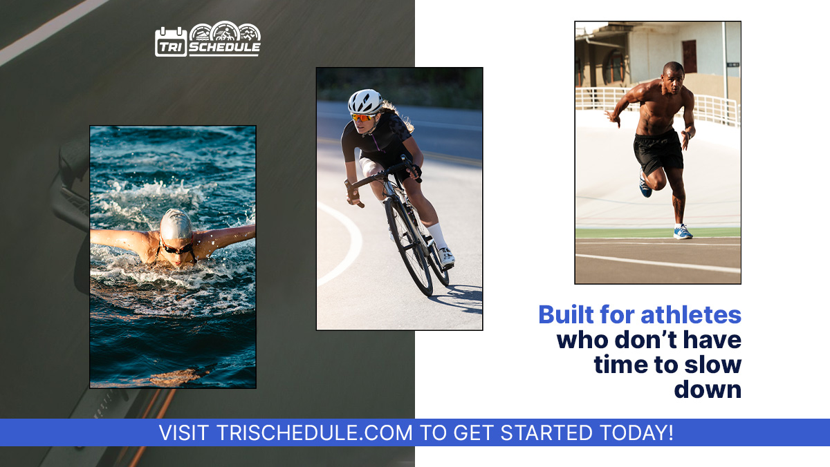 TriSchedule's tweet image. We know athletes who push past their limits don’t have time to slow down. 🚴‍♀️

Whether you’re cycling, swimming, or running, TriSchedule is designed to keep you on track with your goals — no matter how tight your schedule gets.

 #fitnessgoals #trainingsmart