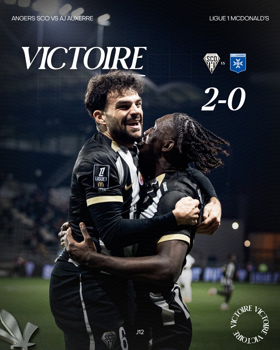 AngersSCO's tweet image. ⏱ 90’

⏹️ 𝗤𝗨𝗘𝗟 𝗥𝗘́𝗚𝗔𝗟 !!!! 🖤🤍

Deuxième succès consécutif à la maison pour les Noir&amp;amp;Blanc qui ont dominé Auxerre ce soir 🥵