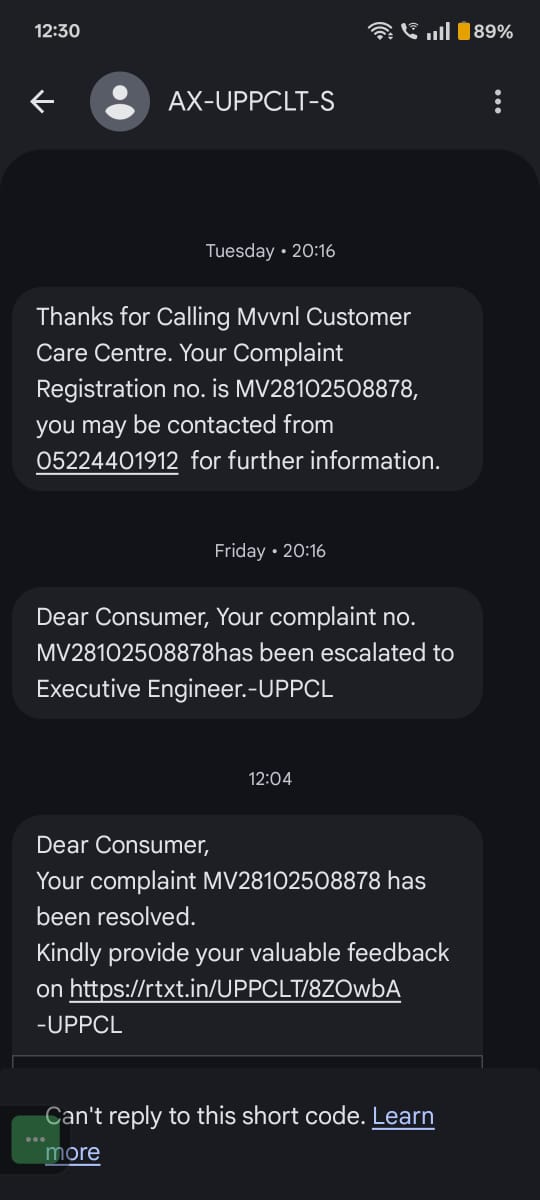 johari_27's tweet photo. @UPPCLLKO : kindly look into the matter and stop harassing a 70 year old senior citizen.

Please arrange to send your engineer and provide the correct bill as well as replace the faulty meter.

@myogiadityanath 
@myogioffice 
@UPPCLLKO 
@UPGovt
@AmarUjalaNews 
@JagranNews https://t.co/FOdLh9fc5z