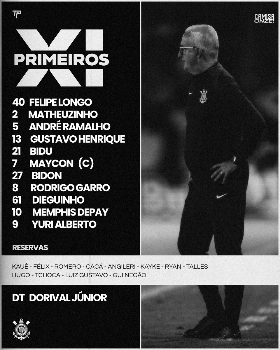 povotime1910's tweet image. Timão escalado! 

#TDP | #SCCPxCEA