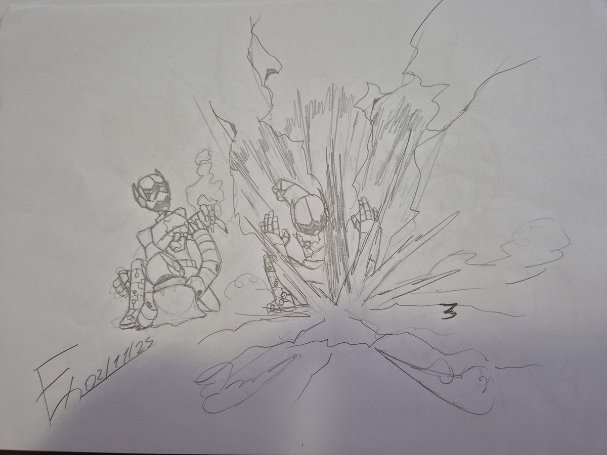 ExperimentalJr's tweet image. And the clash of the leaders is finally comic-fied!!!

Hiro finally has a reason to test his newly improved Magnum armor and there is a Machina-sized bodybag right in front of him for the test XD

#bighero6 #bh6 #hirohamada #machinaarmada #bigherosix #alternativeuniverse #au