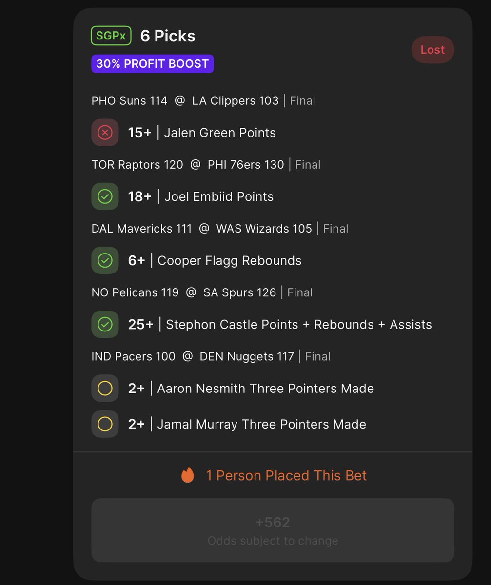 etienne_aiden's tweet photo. @DK_Assist am I gonna get paid out for this anytime soon?? Jamaal Murray got voided instantly he didn’t play and Jalen green is getting early exit I would hope?? https://t.co/CsMuwVQJZT