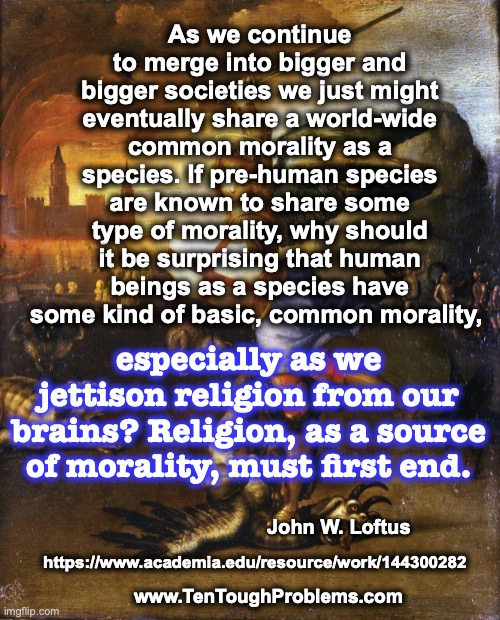 DavidMadisonPhD's tweet photo. Morality is not, in fact, anchored to the Bible. Its god falls far short of displaying high moral standards—as any careful Bible reader can figure out. Here I describe what serious thinkers have suggested as moral standards that benefit humans.
https://t.co/sY8ifOQRj2 https://t.co/Nl8TAnADtf