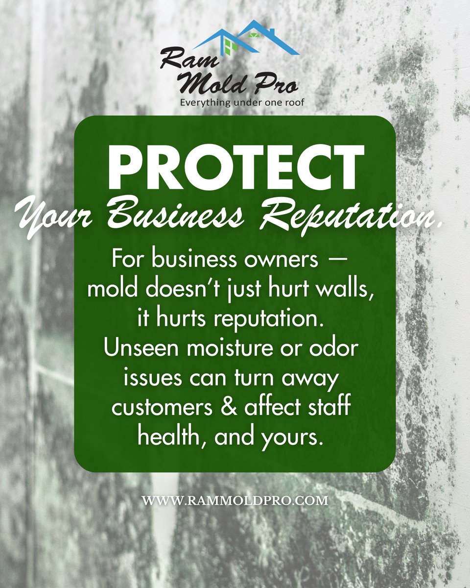 RamMoldPro's tweet image. Preventive inspections are a critical part of responsible property management.

Toxic molds like black mold (Stachybotrys) can lead to respiratory inflammation, chronic fatigue, and even immune suppression if ignored.
#MoldInspection #MoldControl #RealEstateCare #RamMoldPro