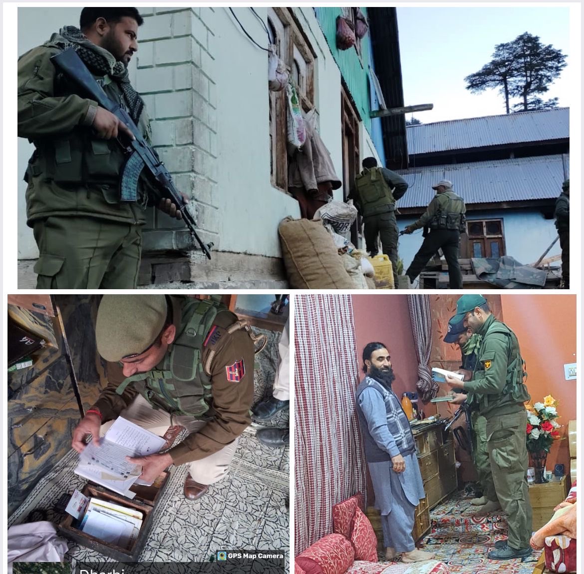 SSPKishtwar's tweet image. Kishtwar Police launches massive crackdown on #JKNOPs &amp;amp; #OGWs.  
Cordon &amp;amp; Search Ops conducted across Kishtwar, Chatroo &amp;amp; Marwah to track suspects linked with J&amp;amp;K-based terrorists operating from Pakistan. Public urged to cooperate &amp;amp; share info with police. #KishtwarPolice