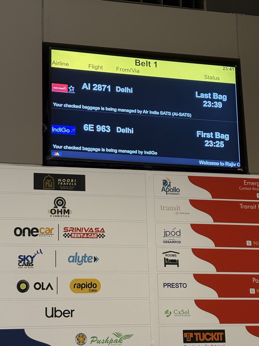 deepcdc's tweet photo. False claim @IndiGo6E no Indigo bags yet. Its been 30 minutes. https://t.co/7vpRZNehqg