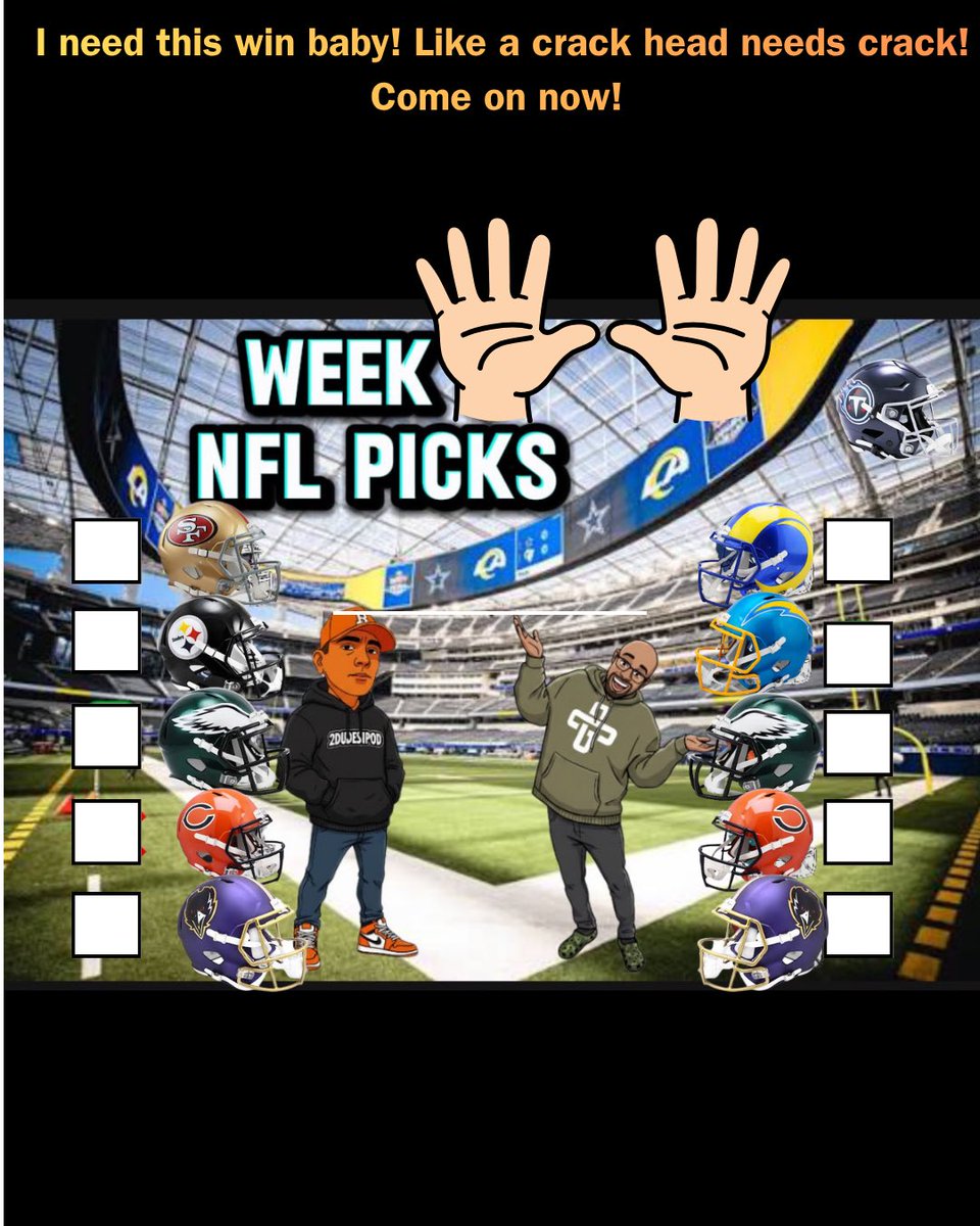 Let’s go week10! Ur boy needs this win. Going with the home teams! ⁦<a href="/CotCastMedia/">CryptoRay ₿🎙️🤖</a>⁩