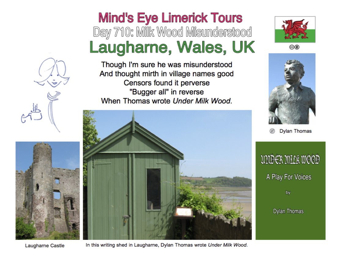 tom_mindseye's tweet photo. #Limerick #humor #DylanThomas #Laugharne #Wales #UnderMilkWood #Llareggub #buggerall https://t.co/BHx2YmzA28 https://t.co/z3FTCwh3Nw