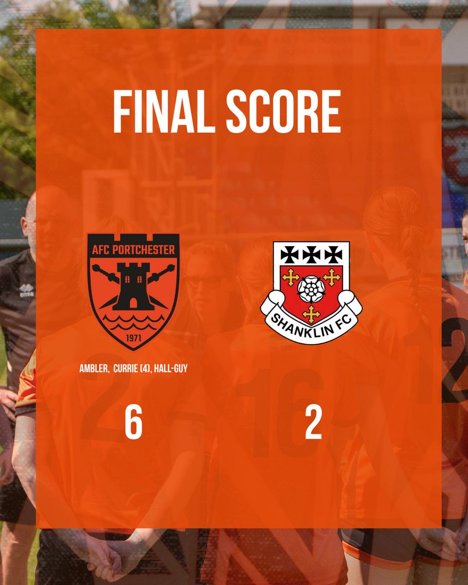 portchyladies's tweet photo. What a Sunday! 💥

💪 First Team 2–1 Sholing
🔥 Reserves 6–2 win – FOUR goals for Eilidh Currie!
👏 Devs 2–2 Denmead

Big performances all round! 🧡 https://t.co/nUzK5U8Wma