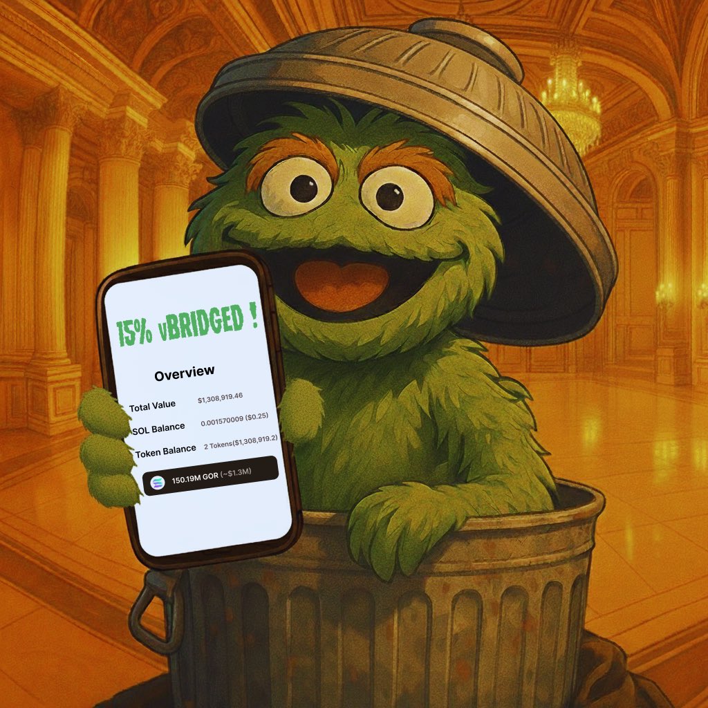 BANGA BANGA! GOR lore time 🗣️

Five days ago, we cracked open the first-ever gate to Mainnet Alpha, a.k.a. Trashnet, through the vBridge (bridge.gorbagana.wtf) 

We call this campagin - the “Early Access Campaign” 🗑️

where existing gor holders and early believers of gorbagana