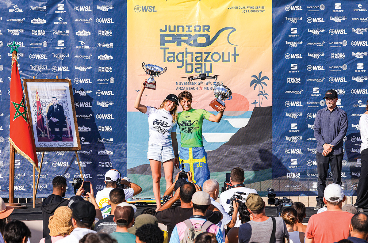 Congratulations to the 2025 WSL Europe Junior Champions - Maria Salgado and Alfonso Suarez!
They will compete at the World Junior Championships alongside Carla Morera De La Vall and Conor Donegan Dos Santos come January 2026.
More at worldsurfleague.com