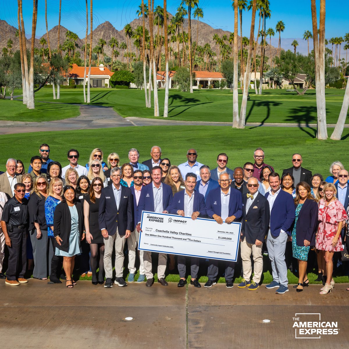 For the community, by the community 🏜️

Thanks to the Impact Through Golf Foundation, $1.1M was donated this year to 15 different charities throughout the Coachella Valley, continuing a $67M+ tradition since 1960 💙

Don’t forget to join us at The American Express in 2026!
