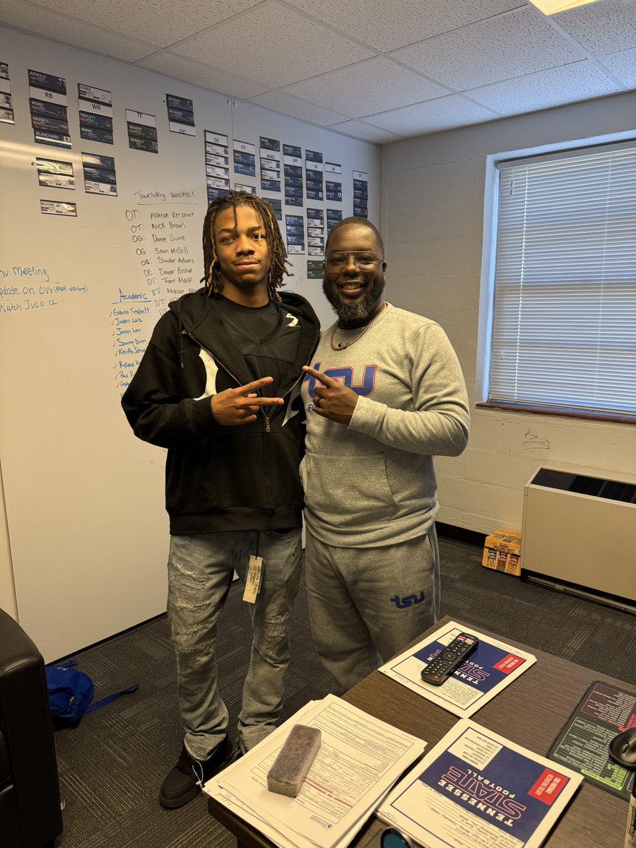 Great talk with <a href="/CoachMashack/">Kevin Mashack</a> during our HBCU tour at Tennessee State University! I know it’s a busy time in-season, and I truly appreciate the opportunity. Hopefully, this isn’t the last conversation we have! <a href="/TSUFbrecruiting/">Tennessee State Football Recruiting</a> <a href="/TSUTigersFB/">Tennessee State Football</a> 
#TSU #HBCU #ClassOf2027 #RecruitReady