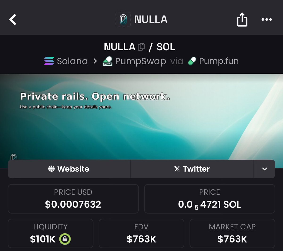 $NULLA going to go parabolic soon. 

Take the time to read through everything the teams put out there… as team builds and ships new updates, there’s no telling when the god candles will come, but they’re coming! Be positioned. 

$ZEC on steroids.