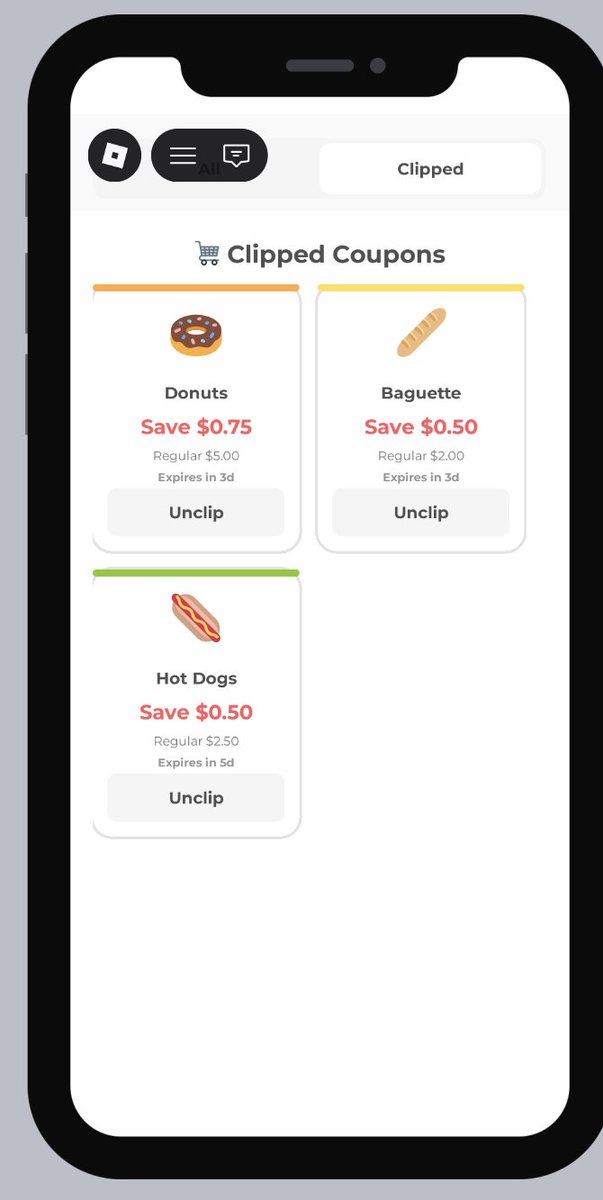 I have been having fun with little AI assisted side projects lately 😍 As an coupon clipping enthusiast i found it enjoyable to recreate a emoji-food-inspired coupon clipping experience ✂️

An hour spent total... shoutout to ProfileService for making data storing incredibly easy!