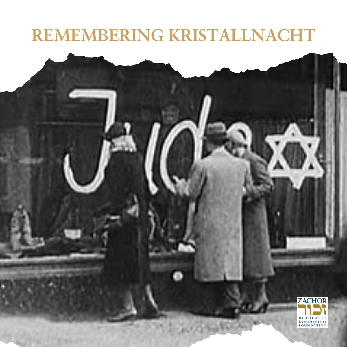 As we REMEMBER today a pivotal attack on the Jewish people, Kristallnacht that led to historic murderous destruction, we MUST not let history repeat. ZACHOR. Never FORGET. Never AGAIN.
To learn more about the history of Kristallnacht, please click here. zachorlearn.org/holocaust-time…