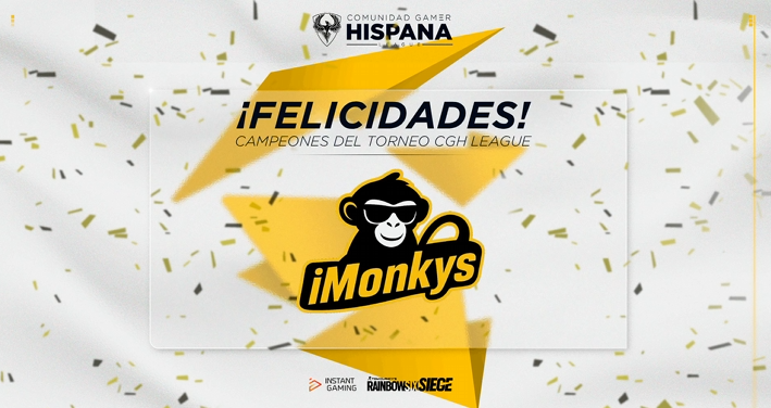 felicidades a  iMonkeys por ganar la final de <a href="/CGH_League/">Comunidad Gamer Hispana | CGHLeague</a> 

<a href="/xBombiiii/">JK</a> 
<a href="/Rafa2kR6_/">Rafa</a> 
<a href="/mbyKiX/">kix</a>  
<a href="/Inv1ktuss/">𝕴𝖓𝖛1𝖐𝖙𝖚𝖘🇪🇦🐐</a> 
<a href="/iDxsTiNyy/">運命</a>