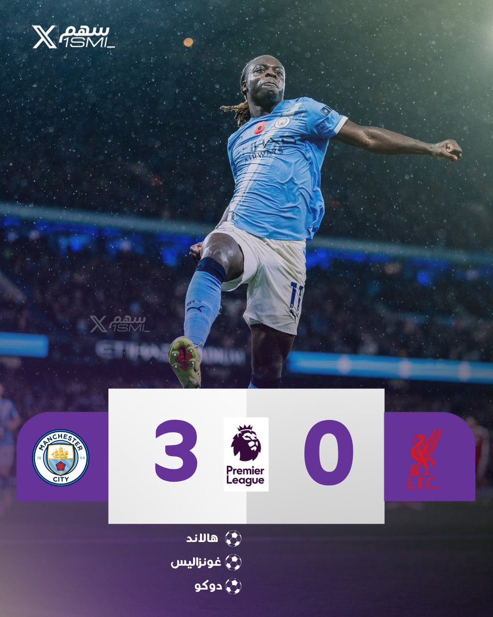 🚨🚨🚨🚨🚨🚨 نهاية المُباراة |

• مانشستر سيتي 3-0 لـيـفـربـول

 مانشستر سيتي 3-0 لـيـفـربـول

 مانشستر سيتي 3-0 لـيـفـربـول

بكل اختصار .. سيتي بيب عاد مجددًا!!!💙