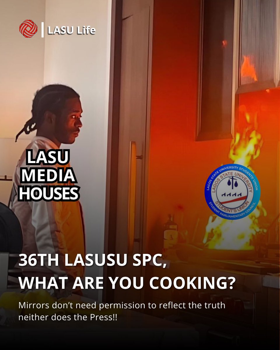 In light of the SPC’s latest stance on media coverage, our Deputy Editor writes on what’s truly at stake — transparency, objectivity, and the right to hold power to account.

Read here: bit.ly/3JsXaDD

📝: Kuti Aishat, Deputy Editor, LASULife.
