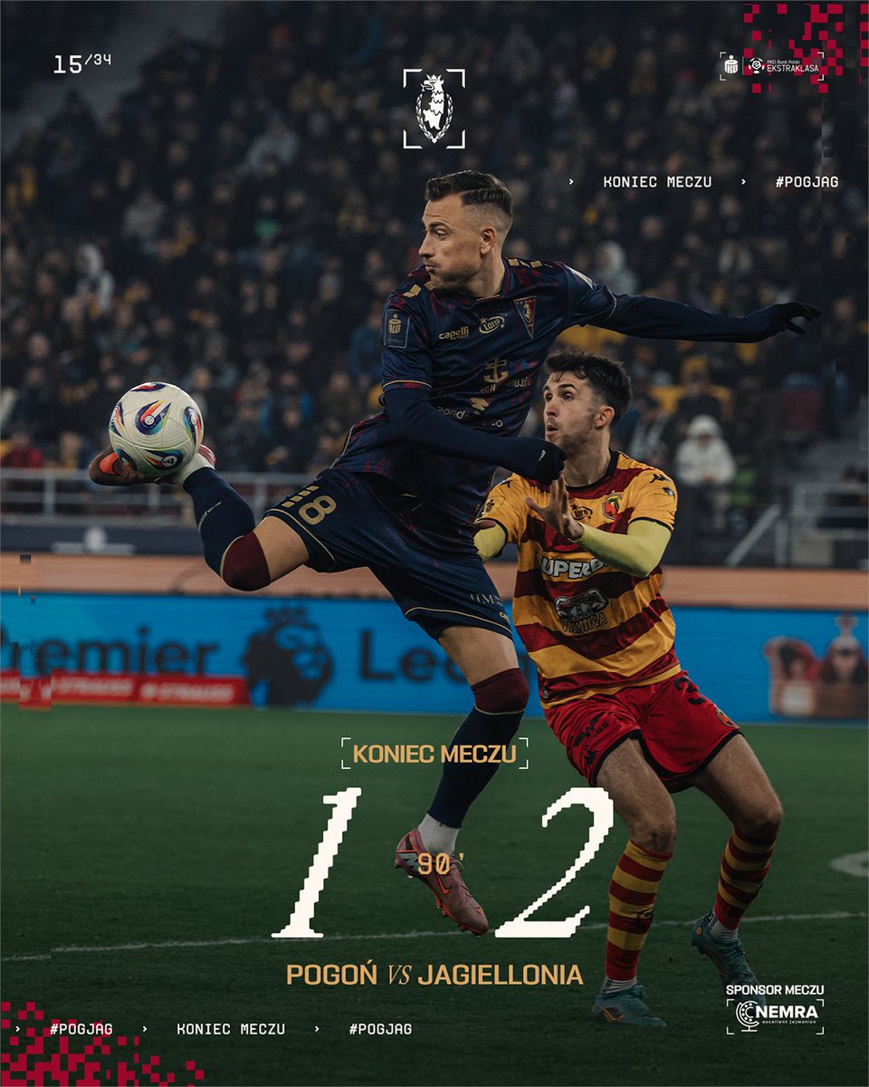 PogonSzczecin's tweet image. Dzisiaj bez punktów. 

⚓ 1-2 🟡 | #POGJAG