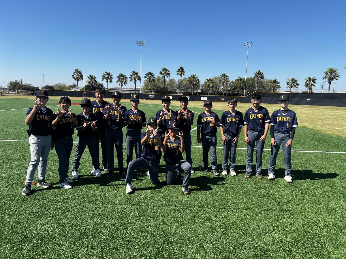 Athletics_CMS1's tweet photo. 💪⚾ Shoutout to our Cathey Baseball Teams! ⚾💪

Proud of our Cobras for competing hard in yesterday’s tournament! Our athletes represented Cathey with heart, hustle, and great sportsmanship bringing in wins over Fossum and Morris MS! 

Keep grinding, Cobras, the season’s just getting started! 🐍🔥 #ALLIN.