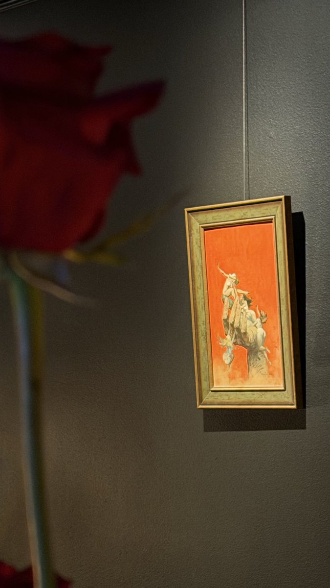 Left a piece of my soul at THE FRAZETTA GALLERY EVENT in Sarasota last night. It's still there, tangled in the shadows.
The air grew thick with something ancient. <a href="/frazettagirls/">Frank Frazetta</a>  &amp; <a href="/SaraFrazetta/">Sara Frazetta</a> opened the crypt of legends, and Frank Frazetta's demons breathed.