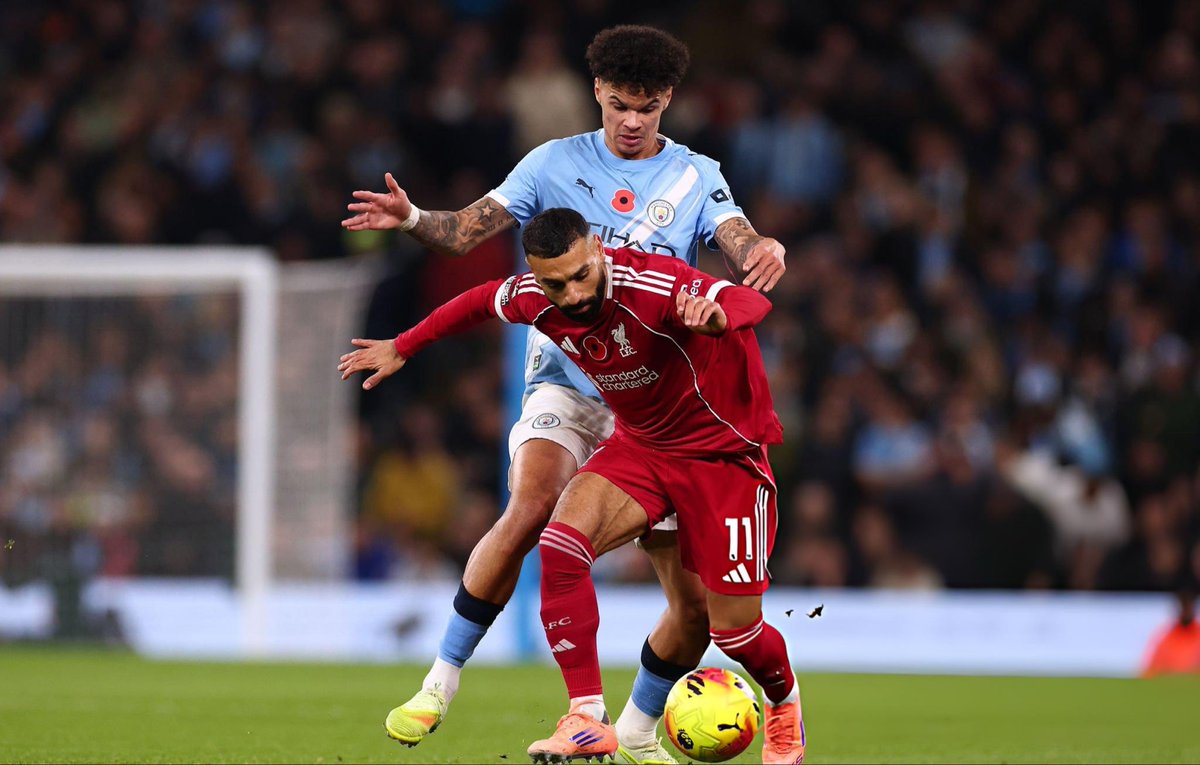 SalahUpdates's tweet photo. Mohamed Salah has created the most chances (3) in the match against Manchester City.
Playmaker 🎯 #MCLIV #LFC https://t.co/XeDhM8BqsM