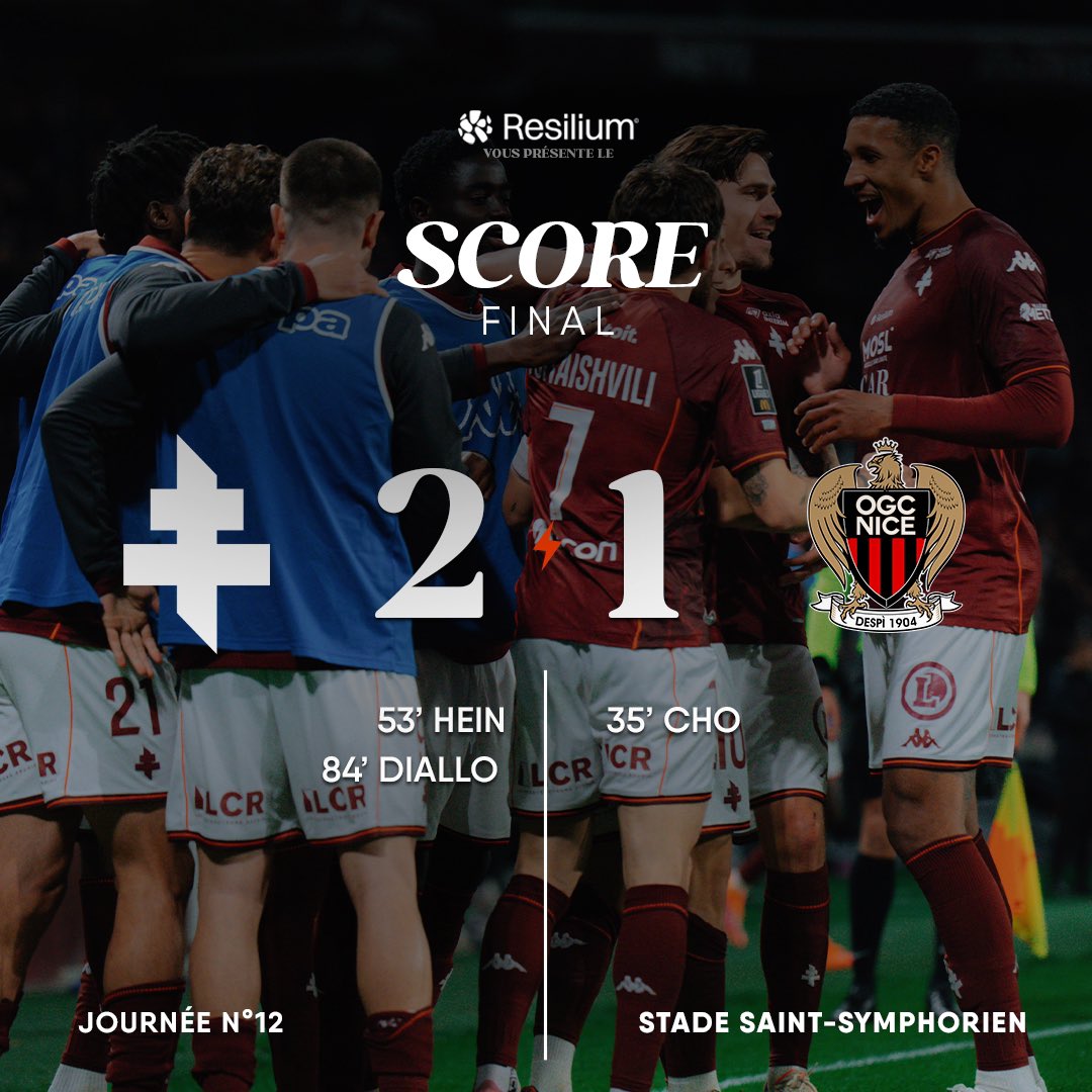 Match360TV's tweet photo. 🏆⚽️ Ligue 1 🇫🇷 : REMONTADA du FC Metz d’Habib Diallo 🇸🇳!
Buteur décisif à la 84e, l’attaquant sénégalais a permit aux messins de renverser Nice 2-1.
Metz SORT ENFIN DE LA ZONE ROUGE pour la première fois de la saison suite à cette 3e victoire de suite.
#FCMetz #MetzNice #HabibDiallo #Ligue1 #Grenats #SortieZoneRouge