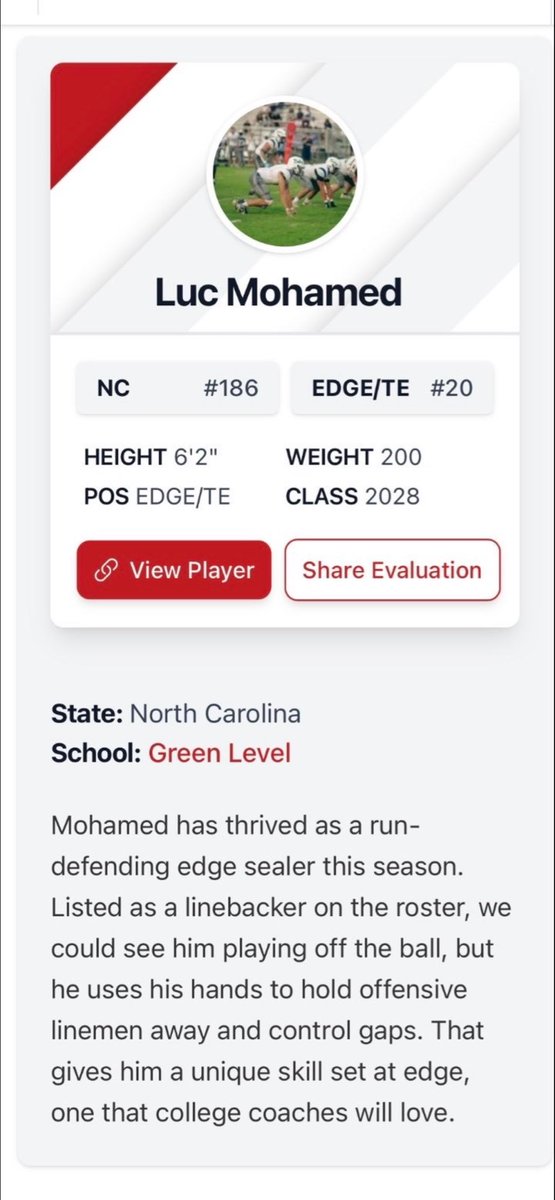 Thanks <a href="/whelms21/">Will Helms</a> for the expert eval - means a lot. 🏈🐊