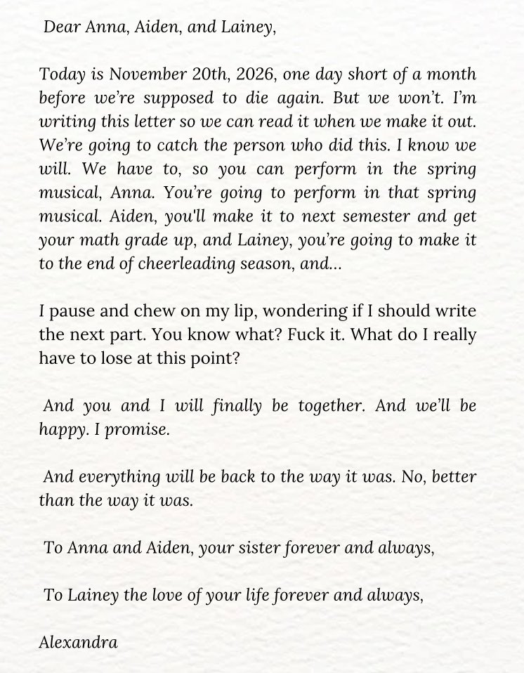 haleypatricia_'s tweet image. #sundaysnippet of the letter my MC writes to the three other dead teens she&apos;s competing against for resurrection but at this moment they don&apos;t know its a competition and think they&apos;re all working together.