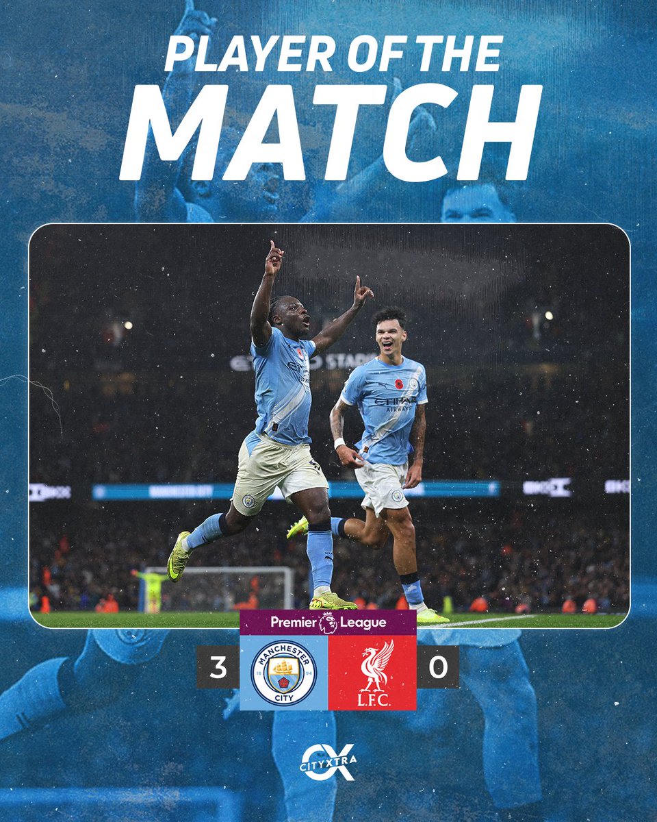 City_Xtra's tweet photo. Jeremy Doku vs Liverpool:

1 Goal
51 Touches
20 Accurate Passes
3 Shots On Target
100% Shot Accuracy
11 Ground Duels Won (Most)
11 Touches In Opposition Box
7 Successful Dribbles (Most)
5 Recoveries
4 Was Fouled (Most)
4 Passes Into Final Third
3 Chances Created (Most)
1 Penalty Won
