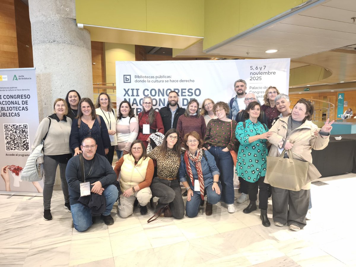 Outra imaxe da representación galega no XII Congreso Nacional de Bibliotecas Públicas de Granada #12CNBP