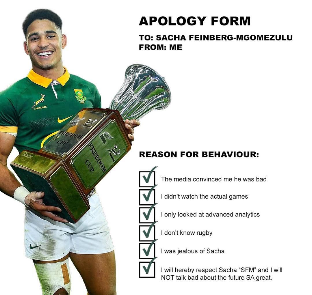 Scrumming Flyhalf tweet media