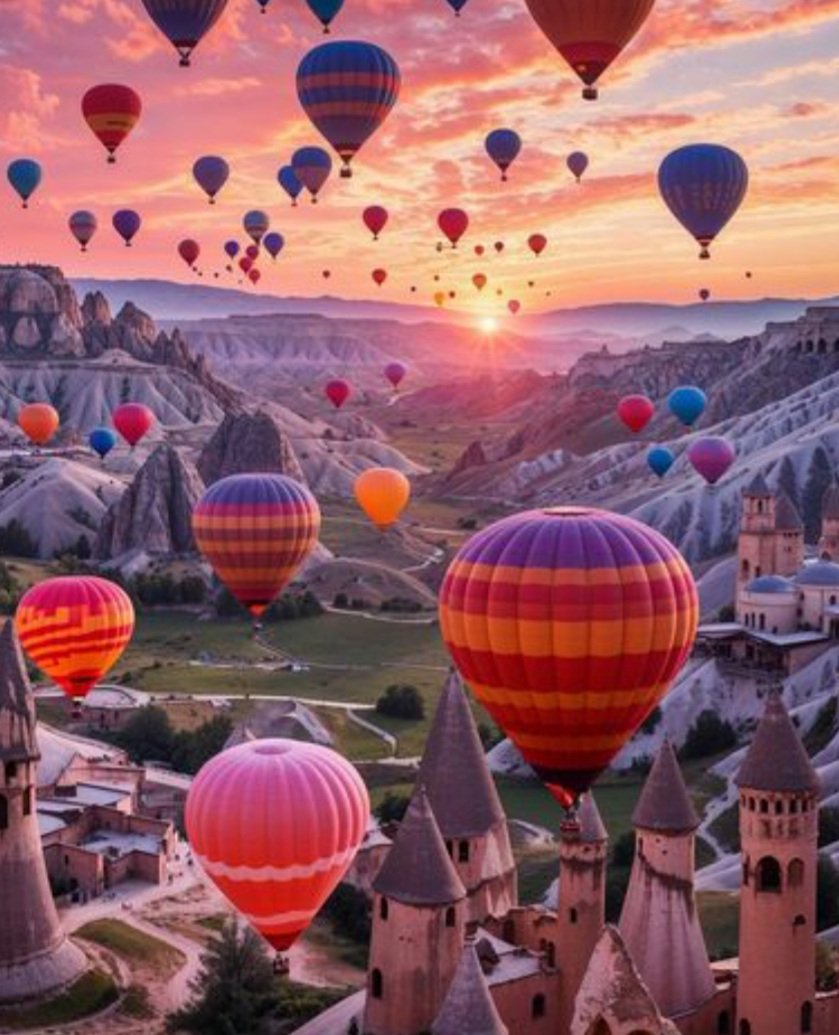 malak00a65's tweet image. #تكفون_ياهل_الخير_معسر_ينخاكم
#كابادوكيا .. لوحة من صنع الخيال 🎈
تحلّق بين الغيوم بمنطاد الصباح، وتجوّل بين المداخن الصخرية والكهوف القديمة 🏜️
سحر الطبيعة والتاريخ في مكان واحد لا يُنسى ❤️
#تركيا #سياحة #Cappadocia