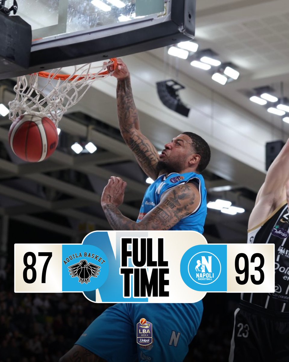 basket_napoli's tweet image. 𝗖𝗢𝗟𝗣𝗢 𝗚𝗥𝗢𝗦𝗦𝗢 𝗡𝗔𝗣𝗢𝗟𝗜. 𝗚𝗟𝗜 𝗔𝗭𝗭𝗨𝗥𝗥𝗜 𝗦𝗕𝗔𝗡𝗖𝗔𝗡𝗢 𝗧𝗥𝗘𝗡𝗧𝗢! 🔥🔥

Al termine di una gara intensa e combattuta ad ogni possesso, Napoli espugna la BTS Arena 87-93. Top scorer Mitrou-Long con 24 punti.

#NapoliBasketball | #DestinationNapoli 💙