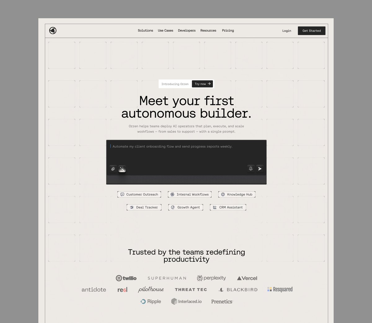 TukiFromKL's tweet image. Designers still making rainbow gradients in 2025…
Meanwhile, real AI companies are shipping layouts like this.