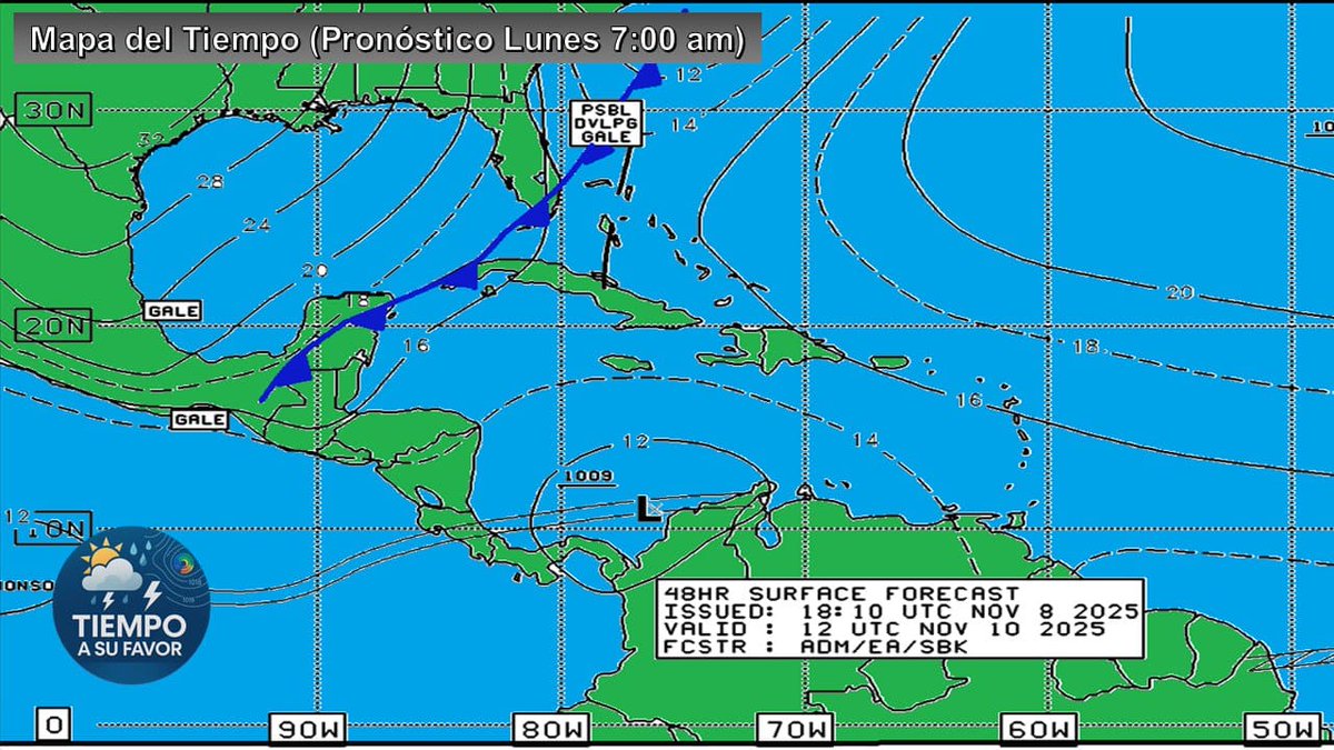 Nuevo frente frío se acerca a nuestro territorio nacional. Mantente informado.  #IslazulLasTunas #HotelesIslazul #CubaÚnica #CubaSeVive #UnidosSomosMásFuertes