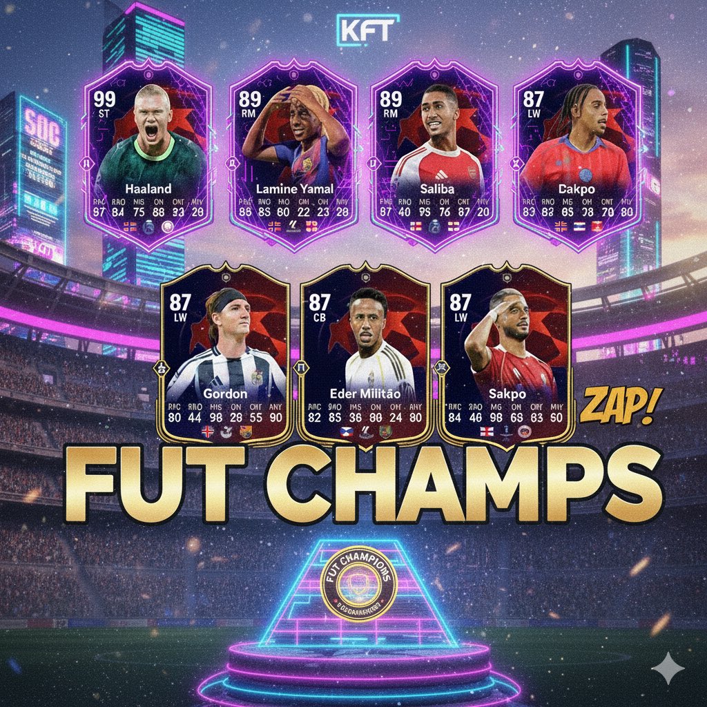 🚨 Still Taking FUT CHAMPS Orders 🚨
UEFA Primetime is live. 60+ specials in packs 🔥

Rank 1 = 500k+ Coins + UEFA Primetime Pack

✅ Played by pros
🎮 PS | Xbox | PC
⚡️ Fast, safe, affordable 

Few Spots Left! DM “R1” to lock your spot 👊🔥