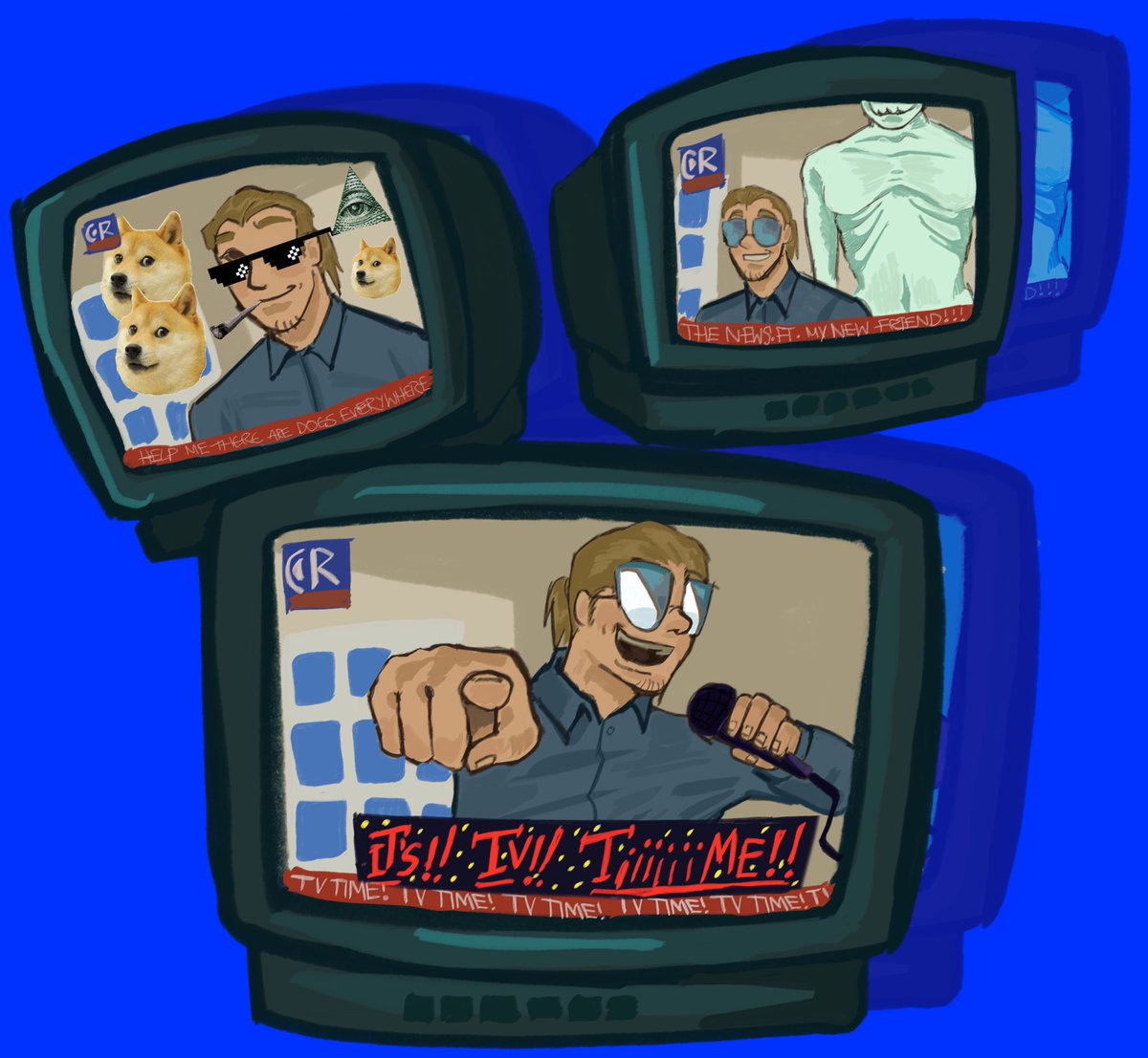 honeydewwwv's tweet image. It’s tv tiiiiime #ninah