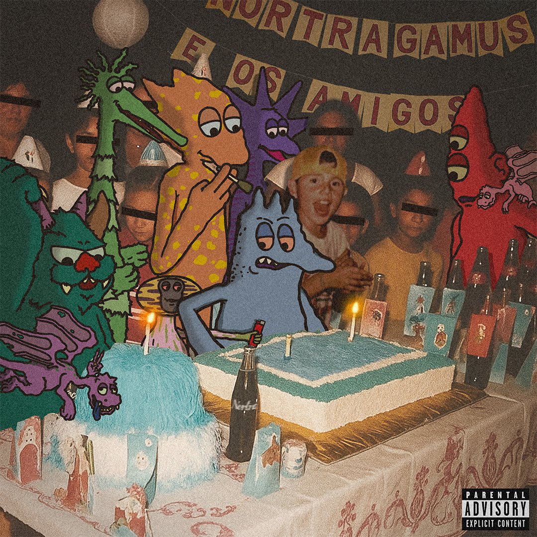 Álbum “NORTRAGAMUS E OS AMIGOS” dia 13/11 na pista e disponível em todas as plataformas digitais 🎂🛸