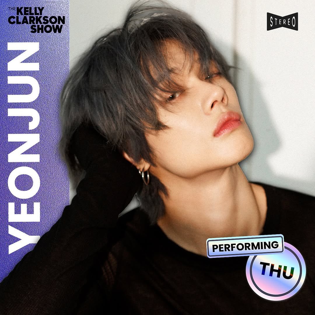 YEONJUN will be performing at The Kelly Clarkson Show on Thursday, November 13.